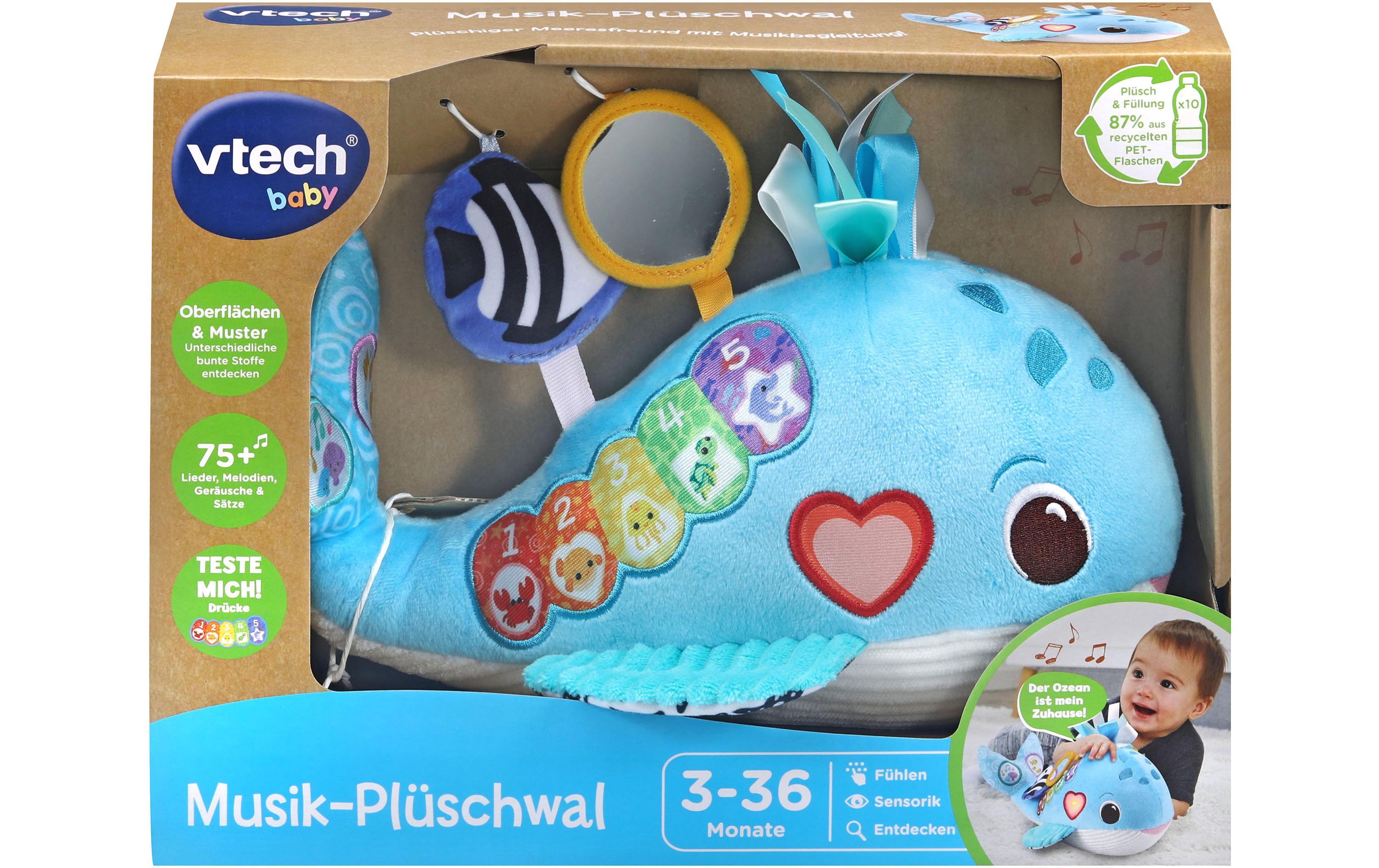 VTECH Musik-Plüschwal 3-36 Monate