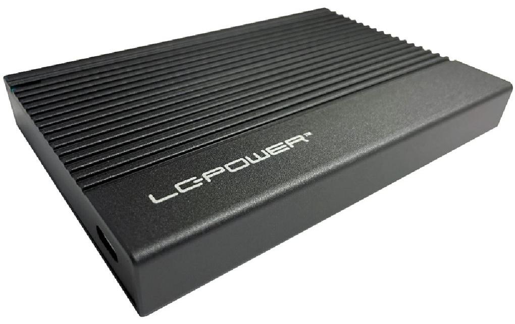 LC-Power ext. 2.5 Gehäuse LC-25U3-C schwarz, USB3.2, für SATA HDD, Type-C