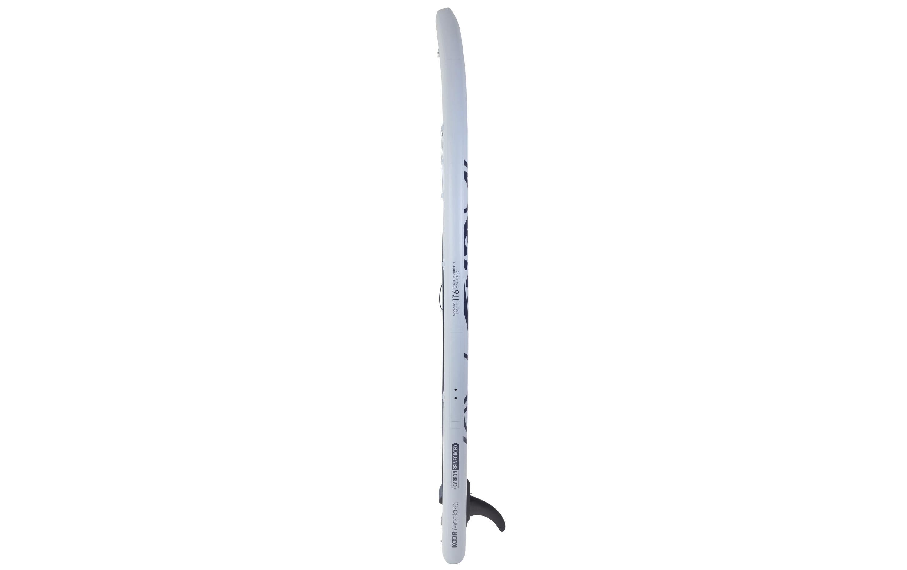 KOOR SUP MOOLAKA 11'6 Grigioscuro 353x79x15cm, max. 150 KG, Double layer PV