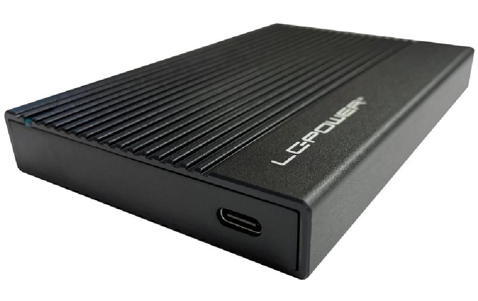 LC-Power ext. 2.5 Gehäuse LC-25U3-C schwarz, USB3.2, für SATA HDD, Type-C