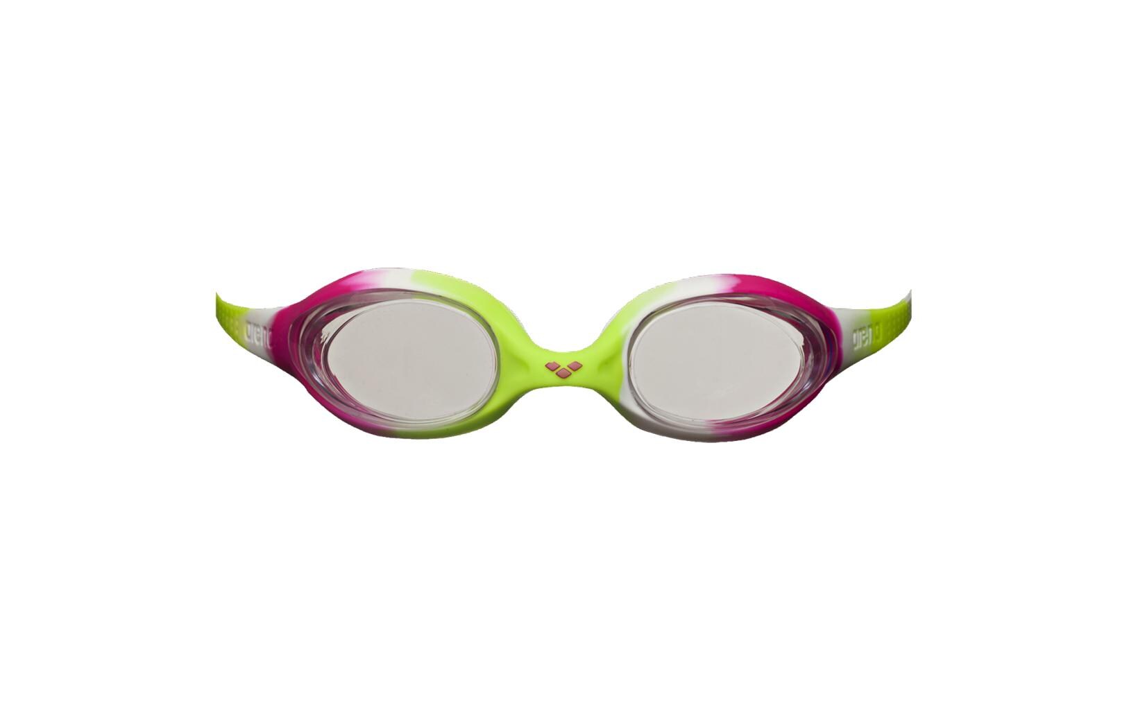 arena Goggle Spider Junior lime fuchsia/white/clear (Indoor)