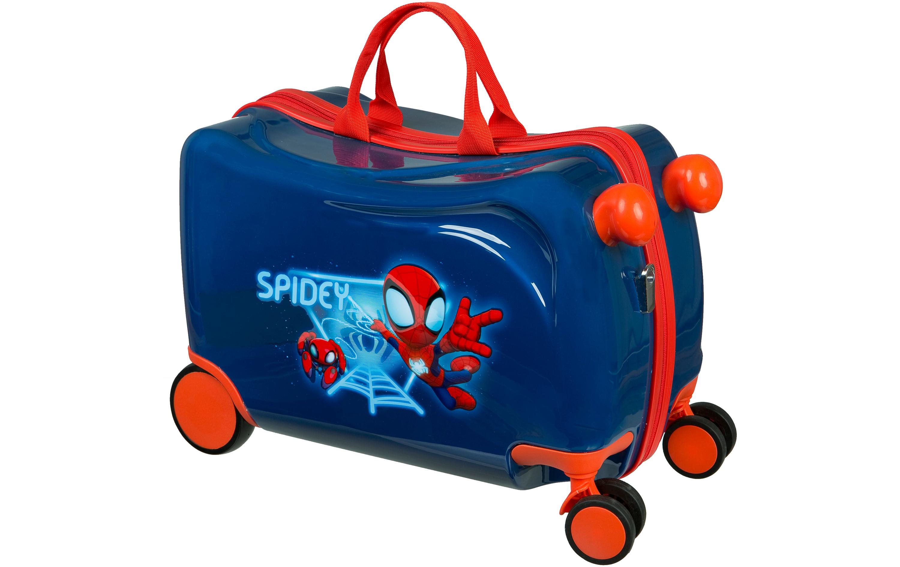 Undercover Reisetrolley Ride-on Spider-Man, 4 Räder