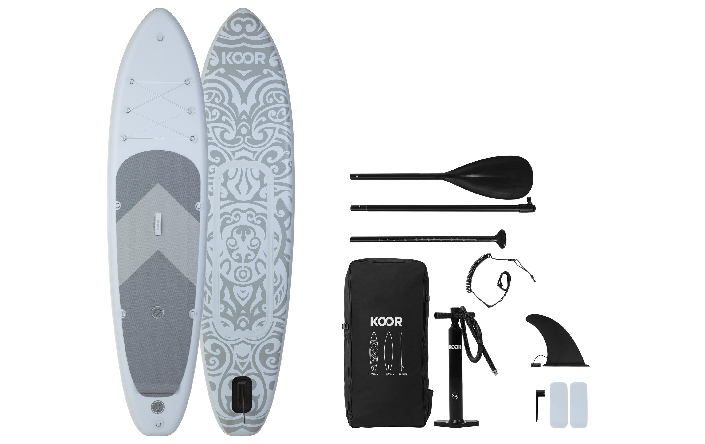 KOOR SUP NUUSA 10'6 Grigio 320x71x15cm, max. 140 KG, Double layer PV