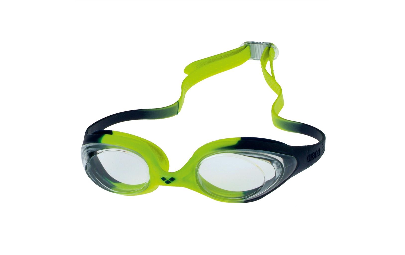 arena Spider Junior Goggle navy/clear/citronella (Indoor)