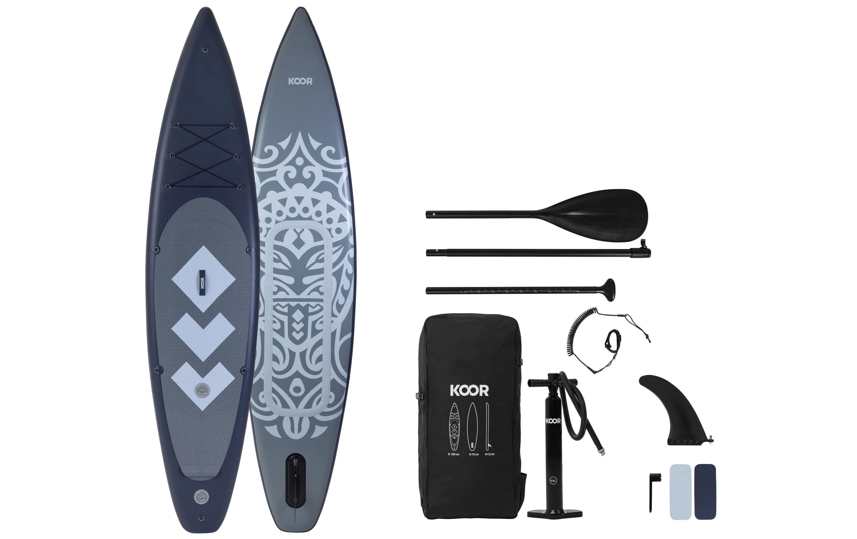 KOOR SUP MOOLAKA 11'6 Bluscuro 353x79x15cm, max. 150 KG, Double layer PV