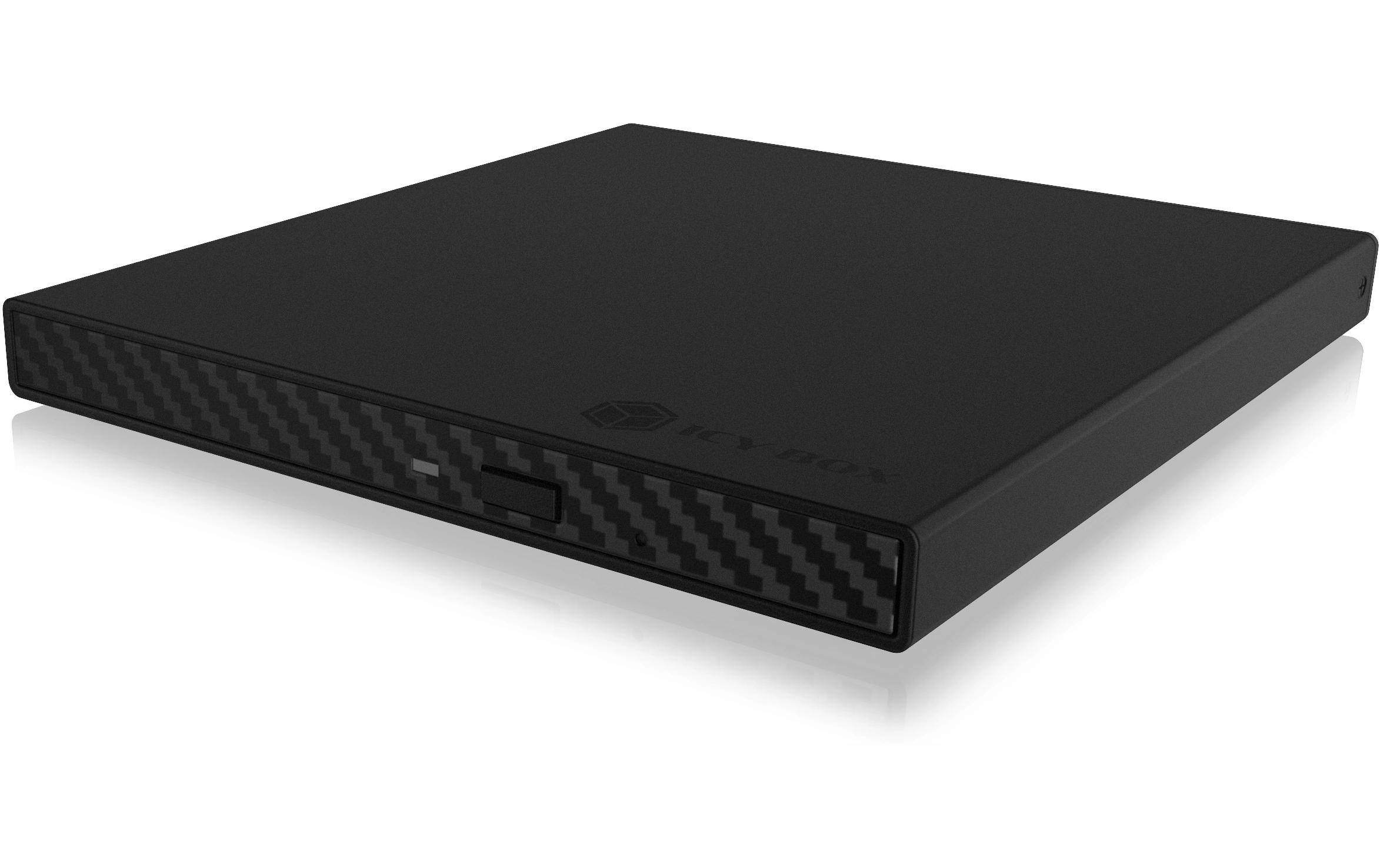 ICY BOX ext. Ultra Slim Geh IB-AC640-C3 schwarz, USB 3.2 Type-C/A Kombi