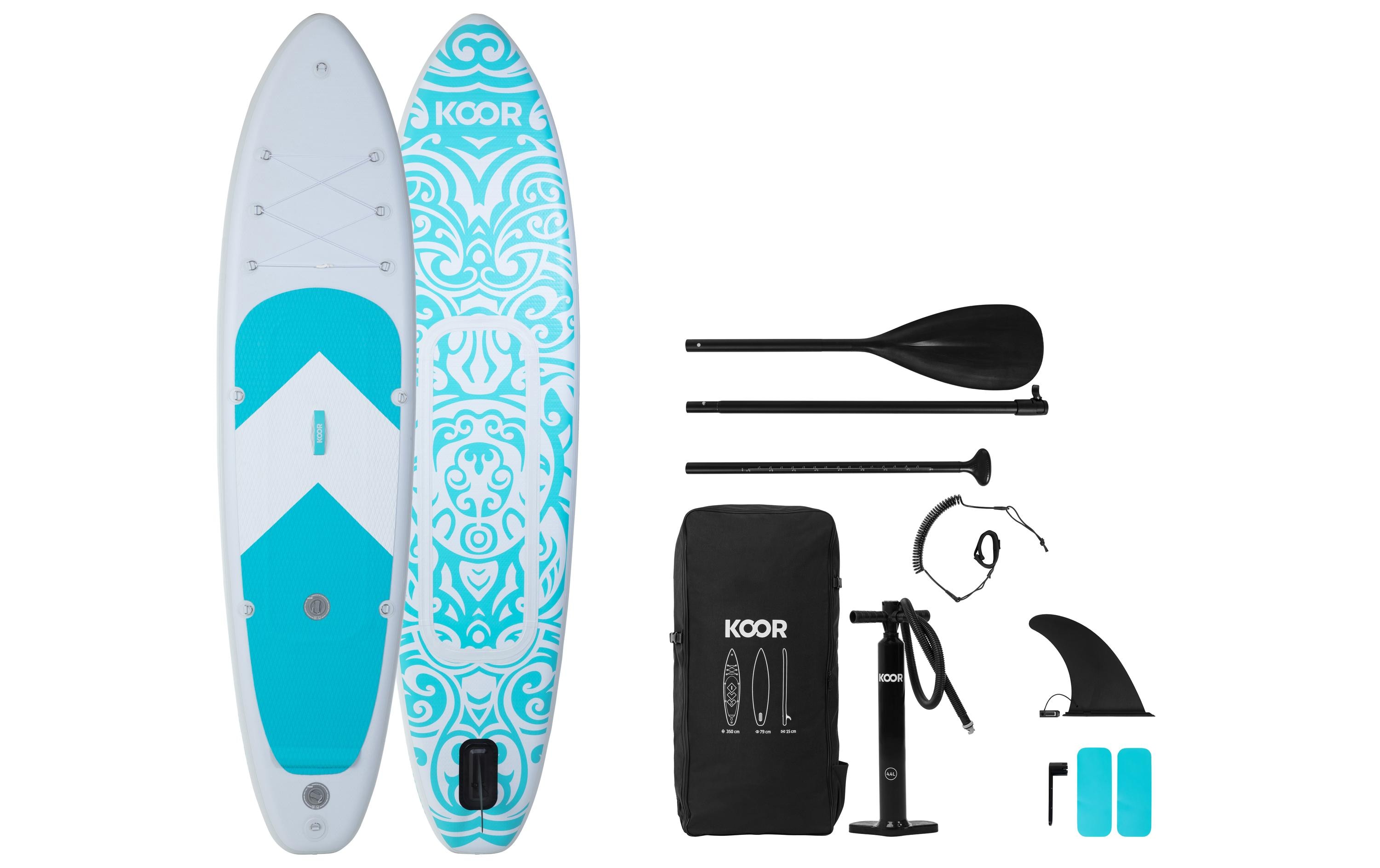 KOOR SUP NUUSA 10'6 Blu 320x71x15cm, max. 140 KG, Double layer PV