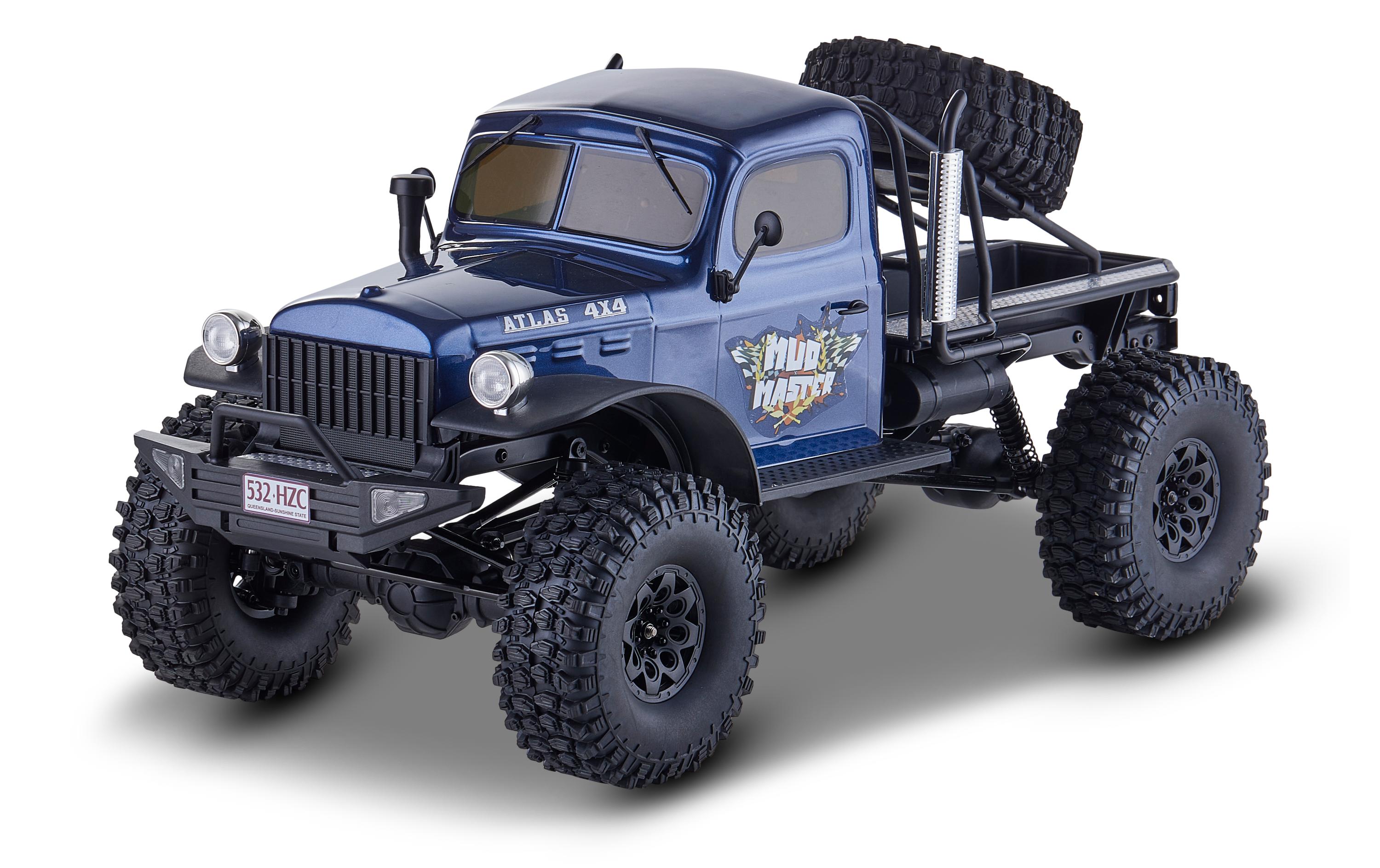 Rochobby ATLAS Mud Master 4WD Blau Crawler, ARTR, 1:10